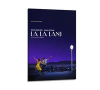 Szzmyo Póster decorativo de la película La La Land, pintura moderna y estética, lienzo para dormitorio, sala de estar, póster decorativo de 30 x 45 cm, estilo marco
