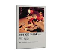 szzmyo Póster decorativo de película In The Mood For Love, lienzo estético moderno, póster decorativo para dormitorio, sala de estar, póster decorativo de 20 x 30 cm, estilo marco