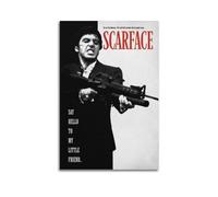 Szzmyo Scarface - Póster decorativo de la película, pintura moderna y estética, póster de lienzo para dormitorio, sala de estar, póster decorativo de 30 x 45 cm, estilo sin marco