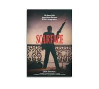Szzmyo Scarface - Póster decorativo de la película, pintura moderna y estética, póster de lienzo para dormitorio, sala de estar, póster decorativo de 30 x 45 cm, estilo sin marco