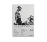 Szzmyo Xxxtentacion - Póster decorativo con texto en inglés "Look at Me The Album" (30 x 45 cm), estilo sin marco