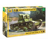 T-26 Versión 1932 Tanque 1:35 Kit De Modelo De Plástico ZVEZDA