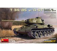 T-34/85 Checoslovaca Tank Prod. Early Type. Interior Kit 1 :3 5 Plástico Modelo