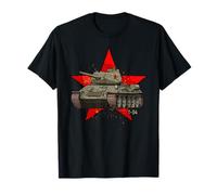 T-34, tanque soviético de la Segunda Guerra Mundial, Ejército Ruso, Estrella Roja Camiseta