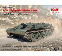 T-34 Tyagach Modelo 1944 Tanque, Soviet Recovery Machine 1 :3 5 Plástico Kit Icm