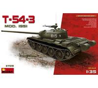 Maqueta Char T-54-3 Tanque Medio Soviético. Mod 1951 Miniart 37015 1/35