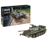 T-55A / Am Con KMT-6/EMT-5 Tanque 1:72 Plástico Modelo Kit Revell