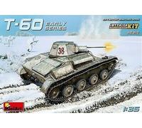 Miniart 35215 - 1/35 WWII Soviético T-60 Serie Temprana - Kit Interior - Nuevo