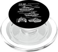 T-72 Ruso Tank MBT Reconocimiento Plan PopSockets PopGrip para MagSafe