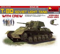 MINIART 35243 Kit 1/35 Tanque Ligero Soviético T-80 Con Tripulación