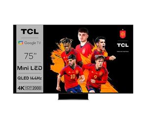 T 84 75C845 75" QLED Mini LED 4K Ultra HD 144Hz Smart TV Google TV HDR10+ FreeSync
