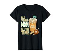 T-Ball Mom All The Time - Guante de café Helado Camiseta