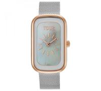 TOUS Reloj T-Band Club 3000140500 Acero bicolor Esfera nácar Plateado-Dorado rosado