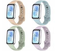 T-BLUER 4 Piezas Correas Deportivas de Silicona Compatibles con Huawei Band 11/11Pro,Correa Ajustable Suave Transpirable para Huawei Band 11/11 Pro Mujer Hombre