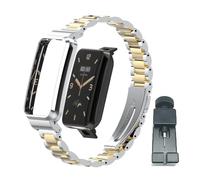T-BLUER Compatible con Xiaomi Mi Band 7 Pro Correas,Mi Band 7 Pro Correa de Repuesto de Metal de Acero Inoxidable Compatible con Xiaomi Smart Band 7 Pro Pulsera Inteligente