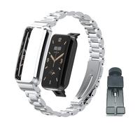T-BLUER Compatible con Xiaomi Mi Band 7 Pro Correas,Mi Band 7 Pro Correa de Repuesto de Metal de Acero Inoxidable Compatible con Xiaomi Smart Band 7 Pro Pulsera Inteligente