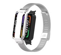 T-BLUER Compatible con Xiaomi Redmi Smart Band Pro Correas,Redmi Smart Band Pro Correa de Repuesto de Metal de Acero Inoxidable Compatible con Xiaomi Redmi Smart Band Pro Pulsera Inteligente