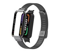 T-BLUER Compatible con Xiaomi Redmi Smart Band Pro Correas,Redmi Smart Band Pro Correa de Repuesto de Metal de Acero Inoxidable Compatible con Xiaomi Redmi Smart Band Pro Pulsera Inteligente
