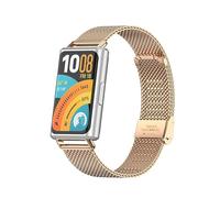 T-BLUER Correas Deportivas de Metal Compatibles con Huawei Band 11/11 Pro, Correa de Acero Inoxidable 304 Transpirable para Mujer y Hombre, 14-21 cm