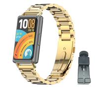 T-BLUER Correas Deportivas de Metal Compatibles con Huawei Band 11/11Pro,Correa Acero Inoxidable Transpirable para Huawei Band 11/11 Pro Mujer Hombre