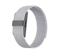 T-BLUER Correas Deportivas de Nailon Compatibles con Hume Health Band,Correas de Repuesto Suaves Transpirables y Ajustables para Mujer y Hombre,Plata