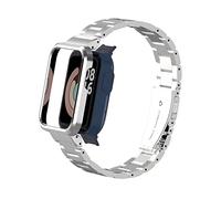 T-BLUER Neumáticos de repuesto compatibles con Xiaomi Mi Watch Lite/Redmi Watch Lite,Caja de metal Acero inoxidable Pulseras Correa Reloj para Redmi Watch Lite Fitness Tracker, 5.5-8.1 inches (140