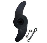 T-BOKO - Hélice marina de 2 cuchillas (7,6 cm de diámetro), accesorios de repuesto para motor fueraborda eléctrico, apto para 14,5 kg, 20,9 kg, 18,1 kg