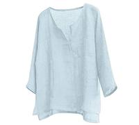T Camisa de Color Casual Blase Solid Loose Mens Sleeve cómodo Breathable Largo y Breve Blusa de Men, de Viscosa, fácil de Lavar y Suave, Ideal para Pesca, Primavera Estampado