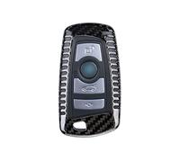 T-carbon Funda para llavero de fibra de carbono 100% premium para llavero BMW, acabado brillante, funda de fibra de carbono de lujo para BMW 1, 2, 3, 4, 5, 6, 7, BMW X3, X4, M5, M6, GT4 GT5 (negro)