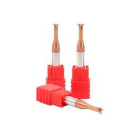 T con aleación dura acero tungsteno Fresa de cola milano aleación HRC55 for centro mecanizado CNC, recubrimiento acero tungsteno, ranura 45/60/75 grados(Anlge 45 deg,1.0x4Dx50L)