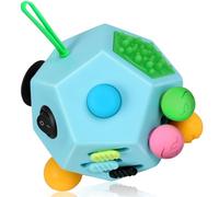 T Cubo de 12 caras - Cubo Antiestrés Juguetes Adultos T Antiestrés Juguete para todas las edades con TDAH, TDA, TSA, ADHD
