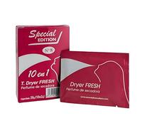 T. Dryer FRESH - Toallitas secadora perfumadas - Suavizante antitabaco perfumador de ropa duradero - Desodorizante profesional de ropa limpia concentrado - Perfume quita olores tejidos (100ud)