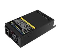 T.F.SKYWINDINTL Fuente de alimentación Flex ATX 600W 1U PSU totalmente modular 100-240V CA con 1x20/24Pin Mainboard Power, 4xSATA Puertos, 2xIDE Fan Power para montaje en rack Servidor de escritorio