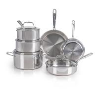 Tefal – Juego de utensilios de cocina Pro, acero inoxidable 3 capas, inducción, apto para horno 500F