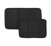 T-fal Textiles Alfombrilla de secado de platos con malla - 2 unidades - Negro - 69997