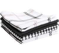 T-fal Textiles Paño Plano de algodón para Platos de gofre, Altamente Absorbente, Lavable a máquina, 12 x 13 Pulgadas, Neutro, Paquete de 4