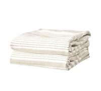 T-fal Textiles Skipping Stripe 99942 - Toalla de Cocina Doble (2 Unidades), Color Tostado