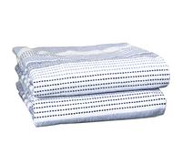 T-Fal - Toallas de Cocina de Doble Cara a Rayas (Paquete de 2), 18 x 28 Pulgadas, Altamente absorbentes, duraderas, Reversibles, 100% algodón de Tejido Plano, Toallas de Mano, Toallas de Bar, Navi