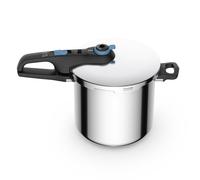 T-fal Trendy Stainless Steel Pressure Cooker 8.5 Quart Induction Secure Locking Mechanism Easy and safe Opening Compatible with all cookstops Ki