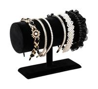 T-Form Haarbandständer Aus Samt, Schmuckhalter Für Haarreife Und Accesorios | Organizer Für Frauen Mädchen Zur Aufbewahrung Von Armbändern Halsketten Haarschmuck Im Schlafzimmer Schminktisch Zuhause