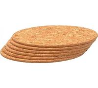 T&G Manteles de Mesa, Corcho, Brown, 22 cm, 6