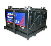 T-H Marine - Bandeja para batería Dbh27pdp, Soporte Doble de batería para Grupo 27