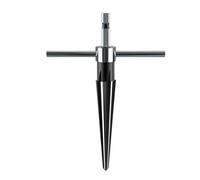 T Handle Tapered Reamer - Carbon Steel Taper Pin Reamer | Six Edge Cutting Tool | Precision Hole Chamfering Tool for Woodworking Instrument Drilling Repair