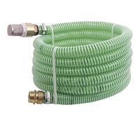 T.I.P. 30906 - Tubo de succión (latón (longitud de la manguera, 4 m, para propósitos de succión y presión de hasta 6 bar, para todas las bombas de jardín, autómatas y plantas de agua doméstica)