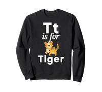 T is for Tiger Alphabet School Kindergarten Teacher Kids Sudadera