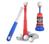 T Juego De Pelota - Juego De Juegos De Teeball Al Aire Libre Juguete De Bateo De Béisbol | Entrenamiento Deportivo Ajustable SEET Para Niños | Equipo De Práctica De Tall De Peso Ligero Para El Aprendi