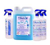 T-Kunde Bidón 5 Litros Concentrado Aroma SPA + 3 Botellas pulverizadoras - Detergente Concentrado y Multiusos -Limpieza: Uso Profesional y Doméstico - Equivale a 75 Litros de Disolución