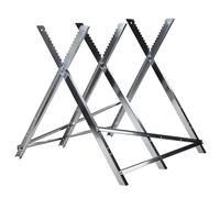 T-LoVendo Caballete para Serrar Cortar Leña Banco para Motosierras Troncos Plegable diámetro hasta 40 cm Peso max150kg Metal Galvanizado