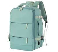 T-LOVENDO.ES Mochila de Viaje Cabina Avión, Equipaje de Mano Bajo el Asiento, 40x20x25 cm, 20L, para Ryanair, Mochila Portátil, Puerto carga USB, Maleta de Vuelo, Bolsa, Negocios, Trabajo, Escuela