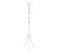 T-LOVENDO.ES Perchero de Pie Metálico, de Metal, para Pasillo, Entrada, para colgar Abrigos, Sombreros, Bolsos, 12 Ganchos, 3 patas, Dormitorio, Oficina